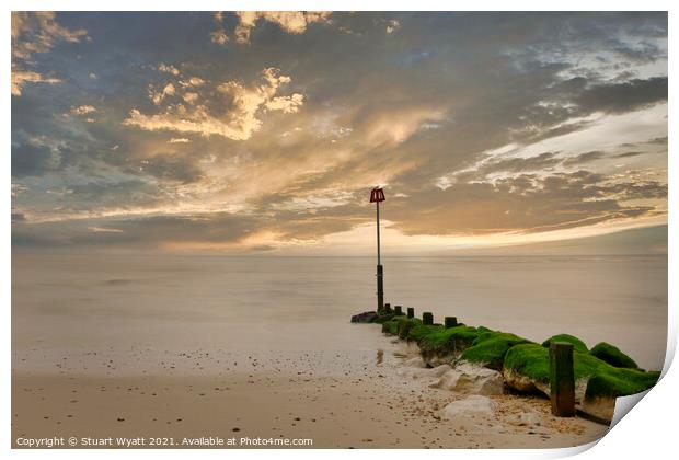 Avon Beach Print by Stuart Wyatt