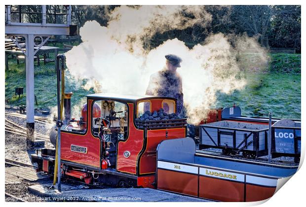 Steam Train Print by Stuart Wyatt