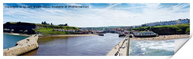 Whitby Panorama Print by Stuart Wyatt