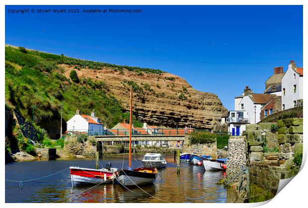 Staithes Beck Print by Stuart Wyatt