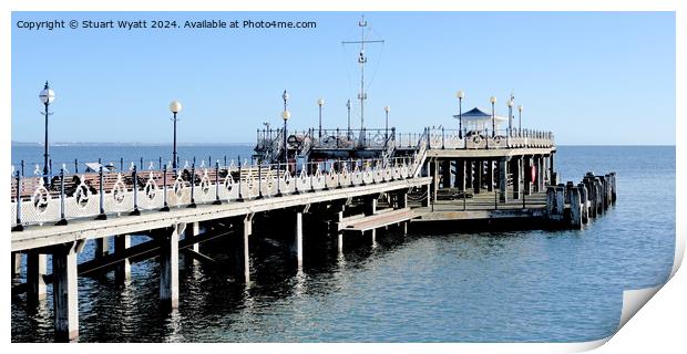 Swanage Pier, Clear and Sharp Print by Stuart Wyatt