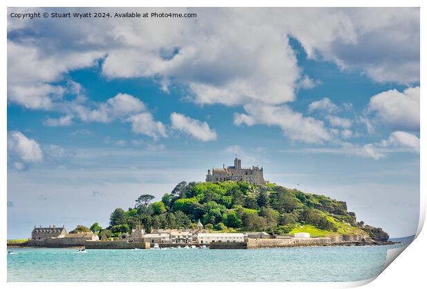 St. Michael's Mount, Cornwall Print by Stuart Wyatt