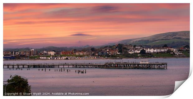 Swanage Print by Stuart Wyatt