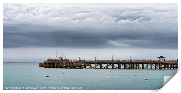 Swanage Print by Stuart Wyatt