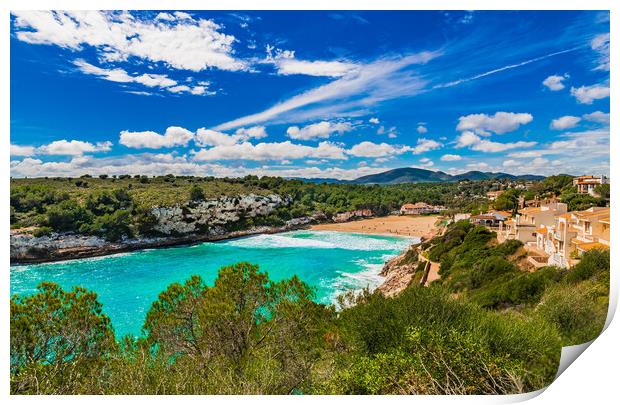 Cala Romantica mallorca Print by Alex Winter