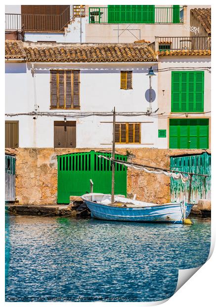 Idyllic island scenery on Majorca Print by Alex Winter
