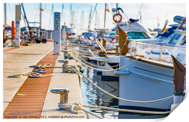 Portocolom  Print by Alex Winter