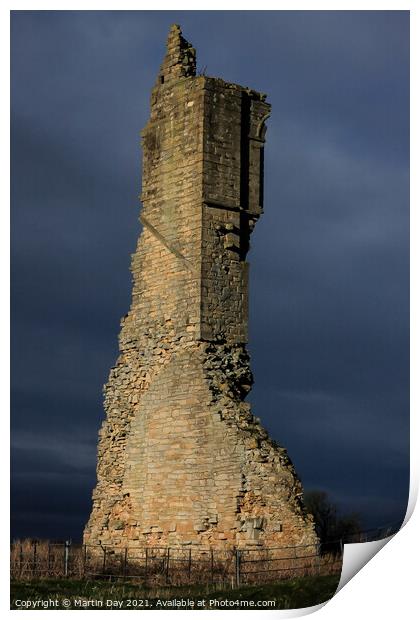 Mystical Kirkstead Abbey Ruins Print by Martin Day