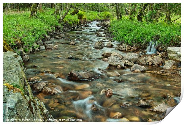 Enchanting Dry Beck at Ennerdale Water Print by Martin Day
