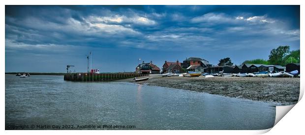 The Brooding Skies of Orford Print by Martin Day
