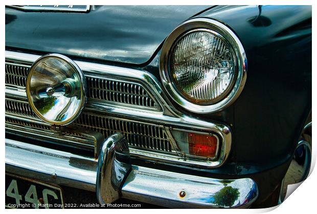 Classic Elegance: The Ford Cortina Mark 1 Print by Martin Day