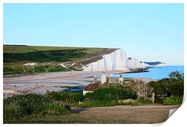 Coastguard Cottage Print by Gareth Parkes