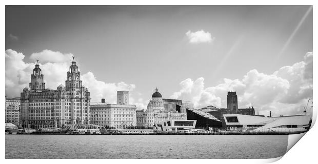 Liverpool Waterfront Print by Picture Wizard