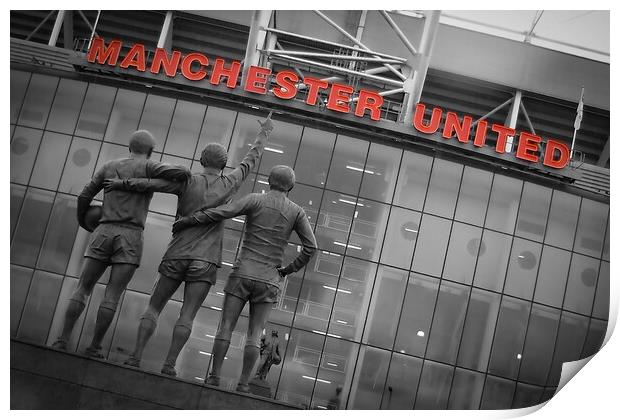Old Trafford Print by Picture Wizard