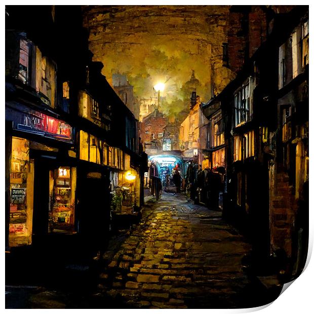 Shambles Abstract Print by Picture Wizard