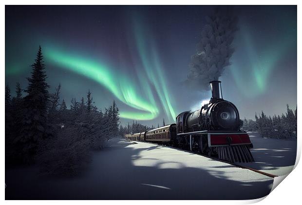 A Polar Express Print by Picture Wizard