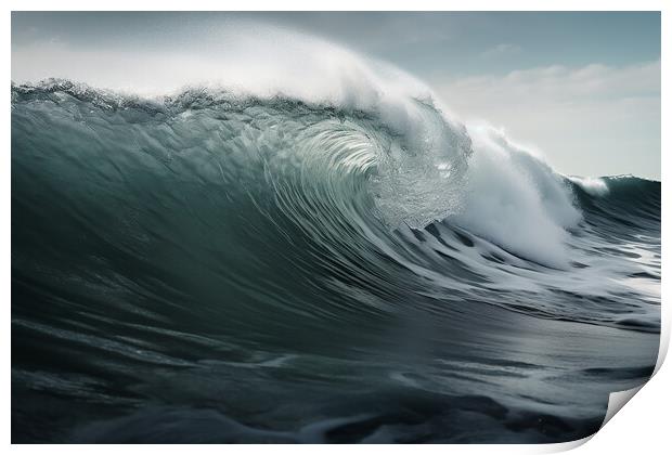 Big Wave Print by Picture Wizard