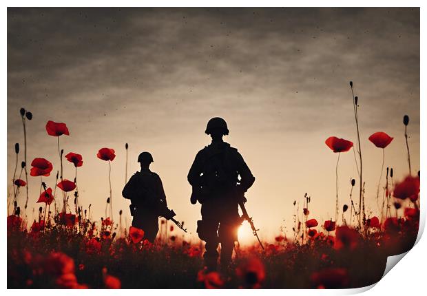 We Will Remember Them Print by Picture Wizard