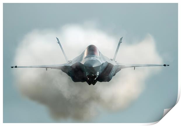 Lockheed Martin F35 Lightning II Print by Picture Wizard