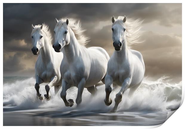 Wild Horses Print by Picture Wizard
