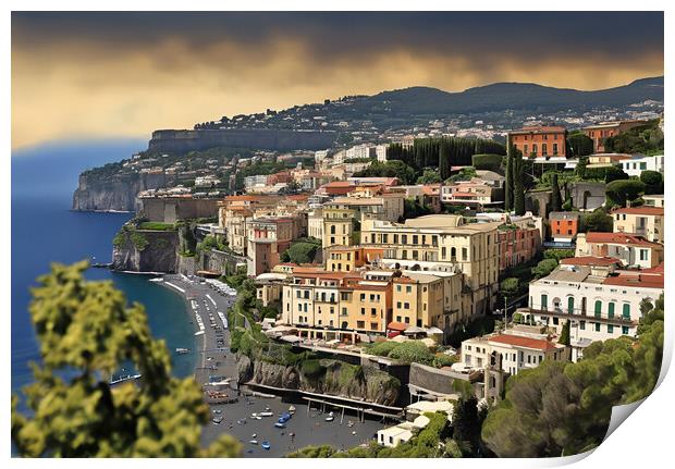 Sorrento Print by Picture Wizard