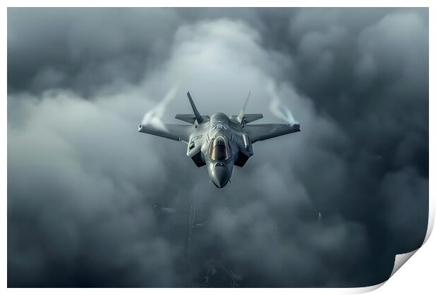 F35 Plane Print by Picture Wizard