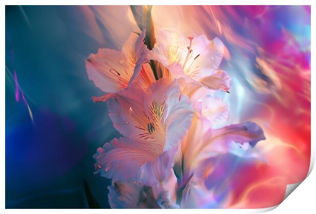 Lily Abstract Print by Picture Wizard