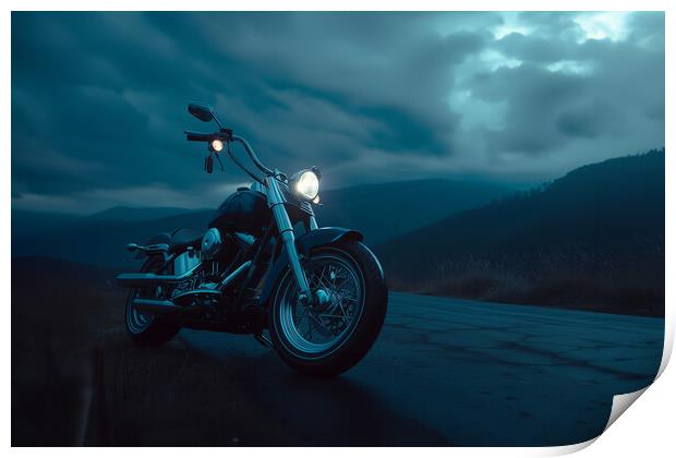 Harley Davidson Print by Picture Wizard