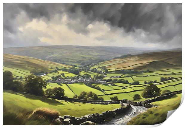 Yorkshire Dales Print by Picture Wizard