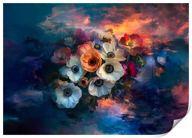 Floral Art Print by Picture Wizard