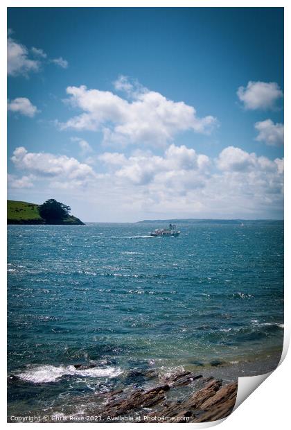 St Mawes Print by Chris Rose