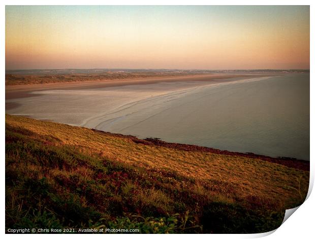 Braunton Burrows Print by Chris Rose