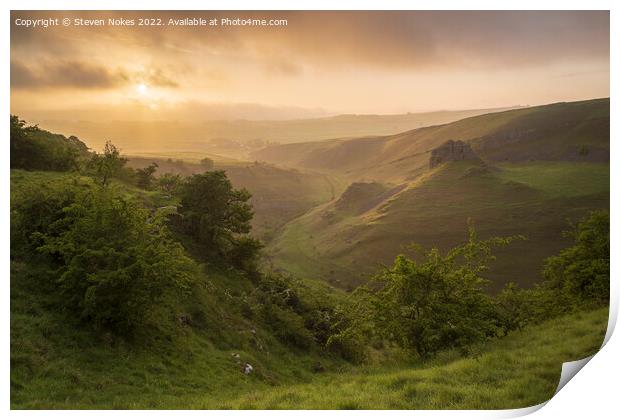 The Haunting Beauty of Cressbrook Dale Print by Steven Nokes