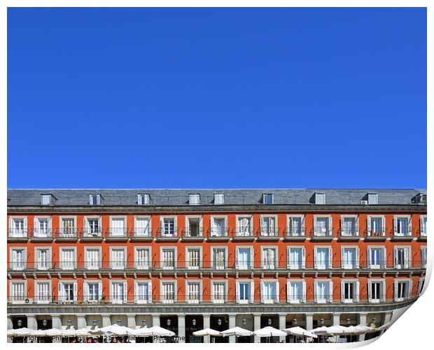 Plaza Mayor, Madrid Print by Phil Robinson