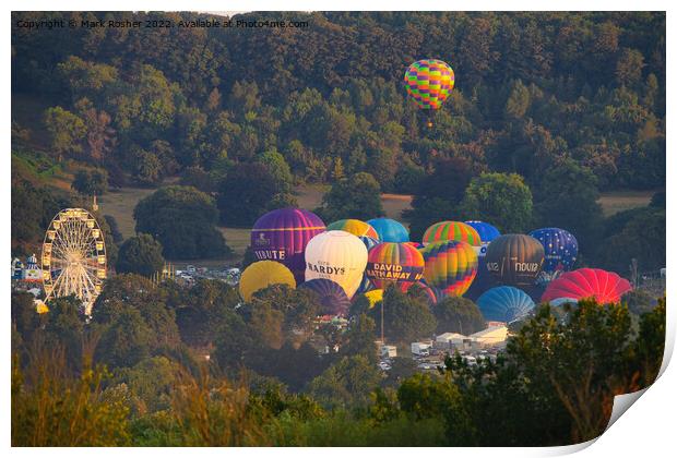 First Balloon Up Print by Mark Rosher