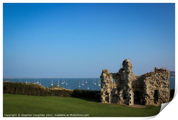 Sandsfoot Castle, Weymouth Print by Stephen Coughlan