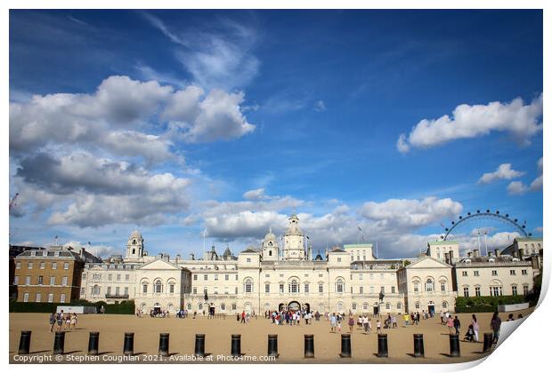 Horseguards Parade, London Print by Stephen Coughlan