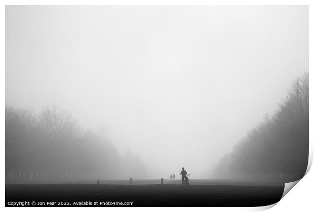 People in the Mist Print by Jon Pear