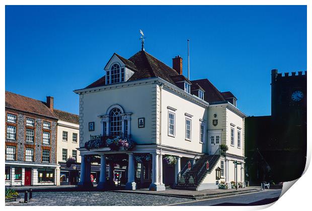 Wallingford Town Hall Print by Gerry Walden LRPS