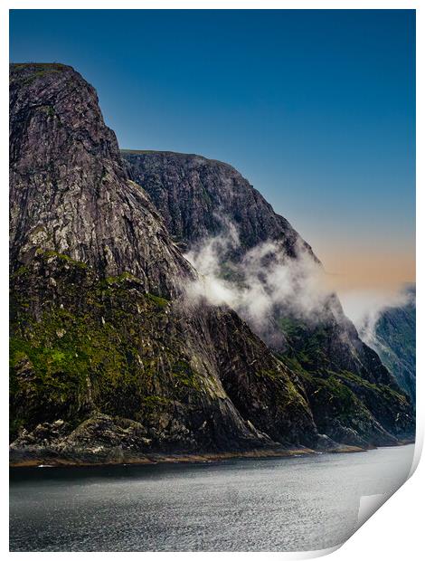 The majesty of the North Cape Print by Gerry Walden LRPS