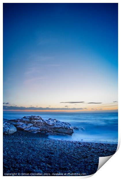 Sunset Ogmore Beach  Print by Simon Connellan