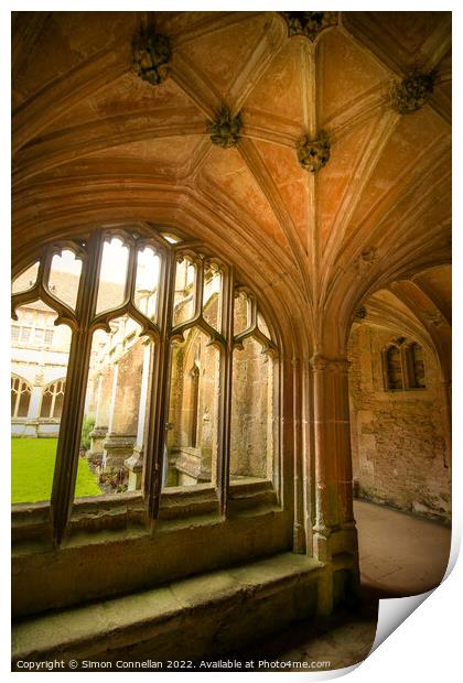 Lacock Cloisters Print by Simon Connellan