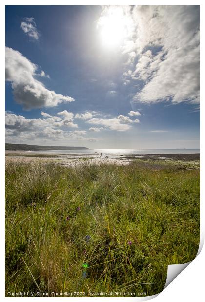 Port Eynon Print by Simon Connellan