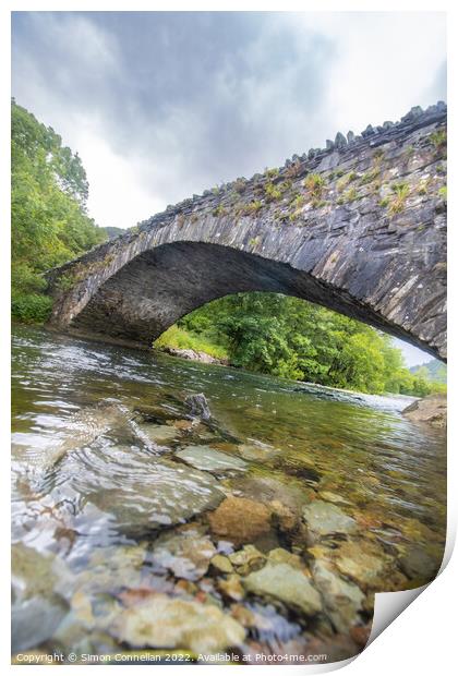 Grange Bridge, Borrowdale Print by Simon Connellan