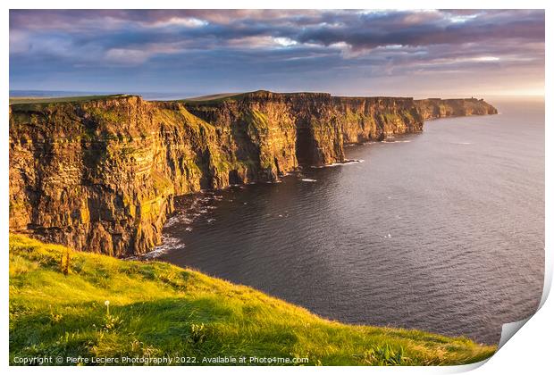 The Majestic Cliffs of Moher Ireland Print by Pierre Leclerc Photography