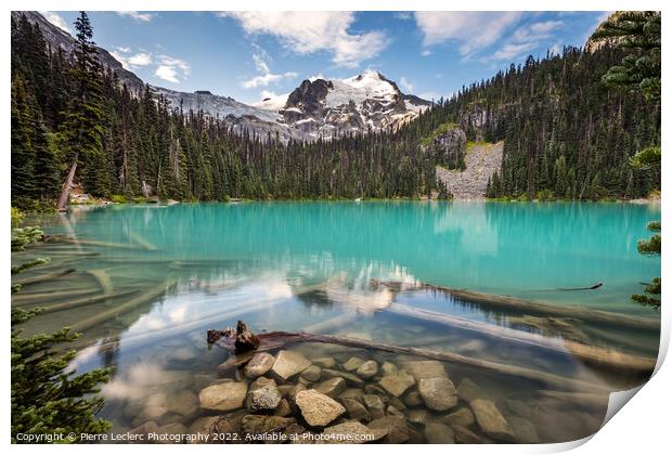Natural Beauty of Middle Joffre lake Print by Pierre Leclerc Photography