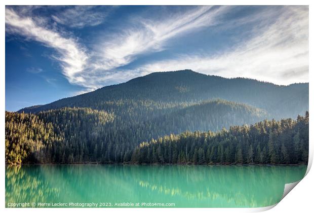 Cheakamus Lake tranquility in Whistler Print by Pierre Leclerc Photography