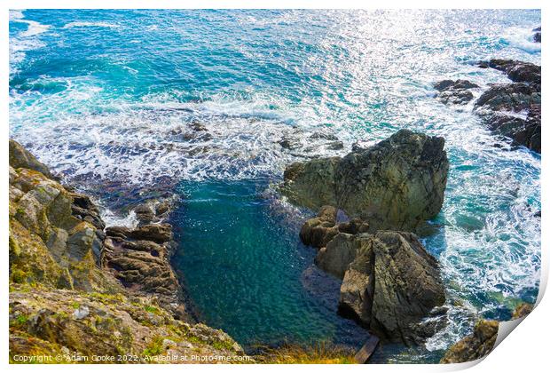 Chapel Pool | Polperro | Cornwall Print by Adam Cooke