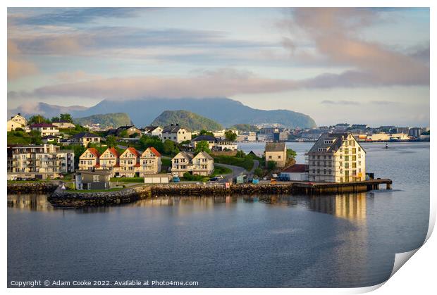 Early Morning | Alesund | Norway  Print by Adam Cooke