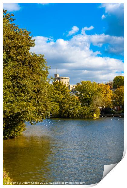 Windsor Castle | River Thames | Windsor Print by Adam Cooke